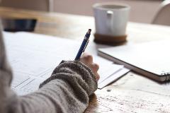 Study_desk_pen_paper_CU_diploma
