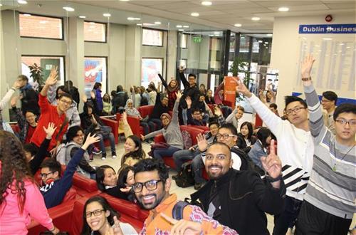 students in reception reception